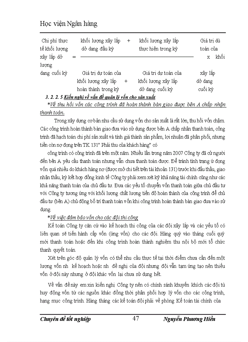 image for page Hoàn thiện về kế toán tập hợp chi phí sản xuất và tính giá thành sản phẩm xây lắp tại cÔNG ty cổ phần đầu tư và xây dựng hud3