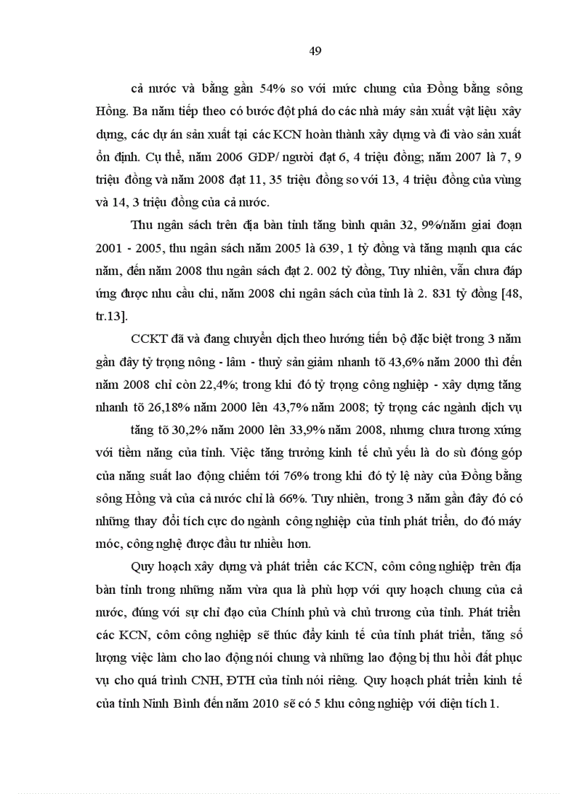 image for page Việc làm cho nông dân khi thu hồi đất trong quá trình công nghiệp hoá, đô thị hoá ở tỉnh Ninh Bình