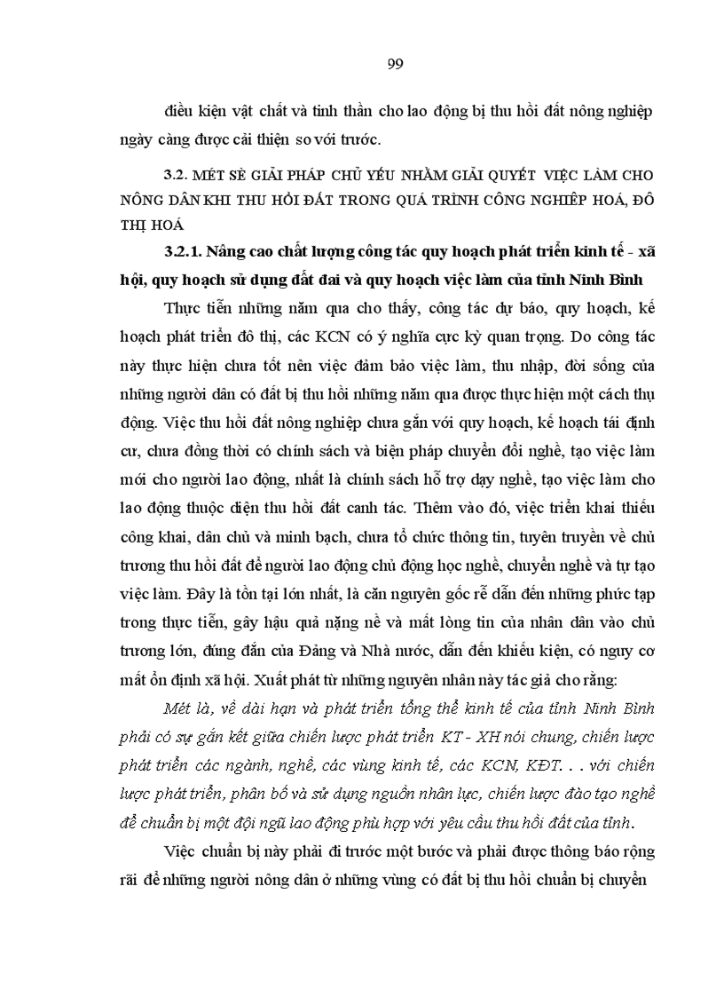 image for page Việc làm cho nông dân khi thu hồi đất trong quá trình công nghiệp hoá, đô thị hoá ở tỉnh Ninh Bình