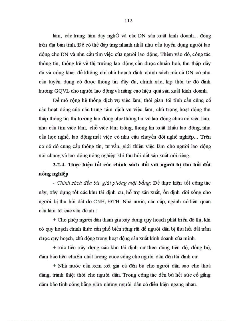 image for page Việc làm cho nông dân khi thu hồi đất trong quá trình công nghiệp hoá, đô thị hoá ở tỉnh Ninh Bình