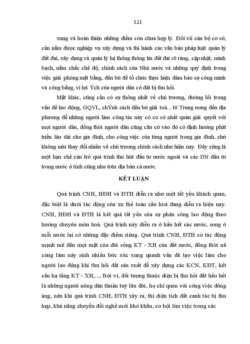 image for page Việc làm cho nông dân khi thu hồi đất trong quá trình công nghiệp hoá, đô thị hoá ở tỉnh Ninh Bình