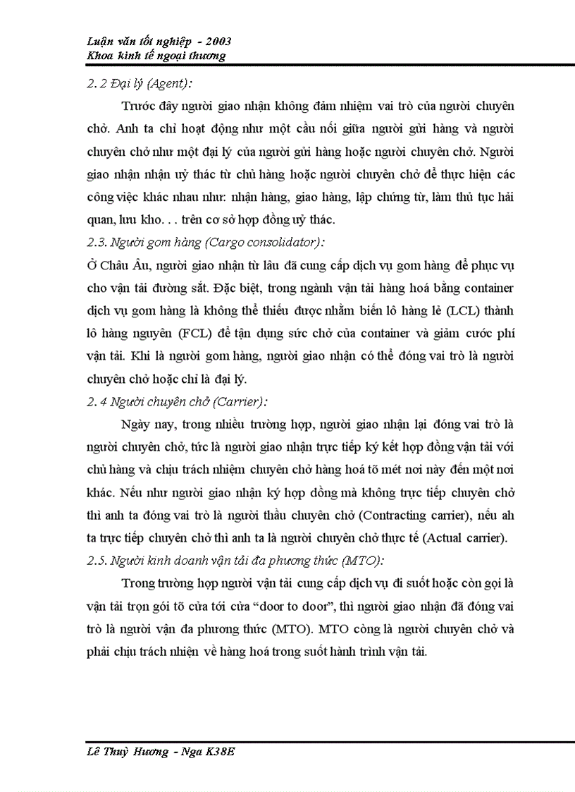 image for page Giao nhận hàng hoá xuất nhập khẩu tại công ty giao nhận kho vận ngoại thương (Vinatrans) HP. Thực trạng và một số giải pháp