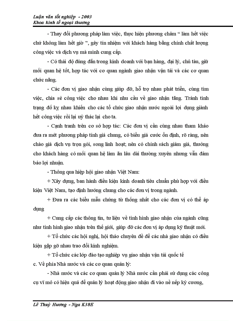 image for page Giao nhận hàng hoá xuất nhập khẩu tại công ty giao nhận kho vận ngoại thương (Vinatrans) HP. Thực trạng và một số giải pháp