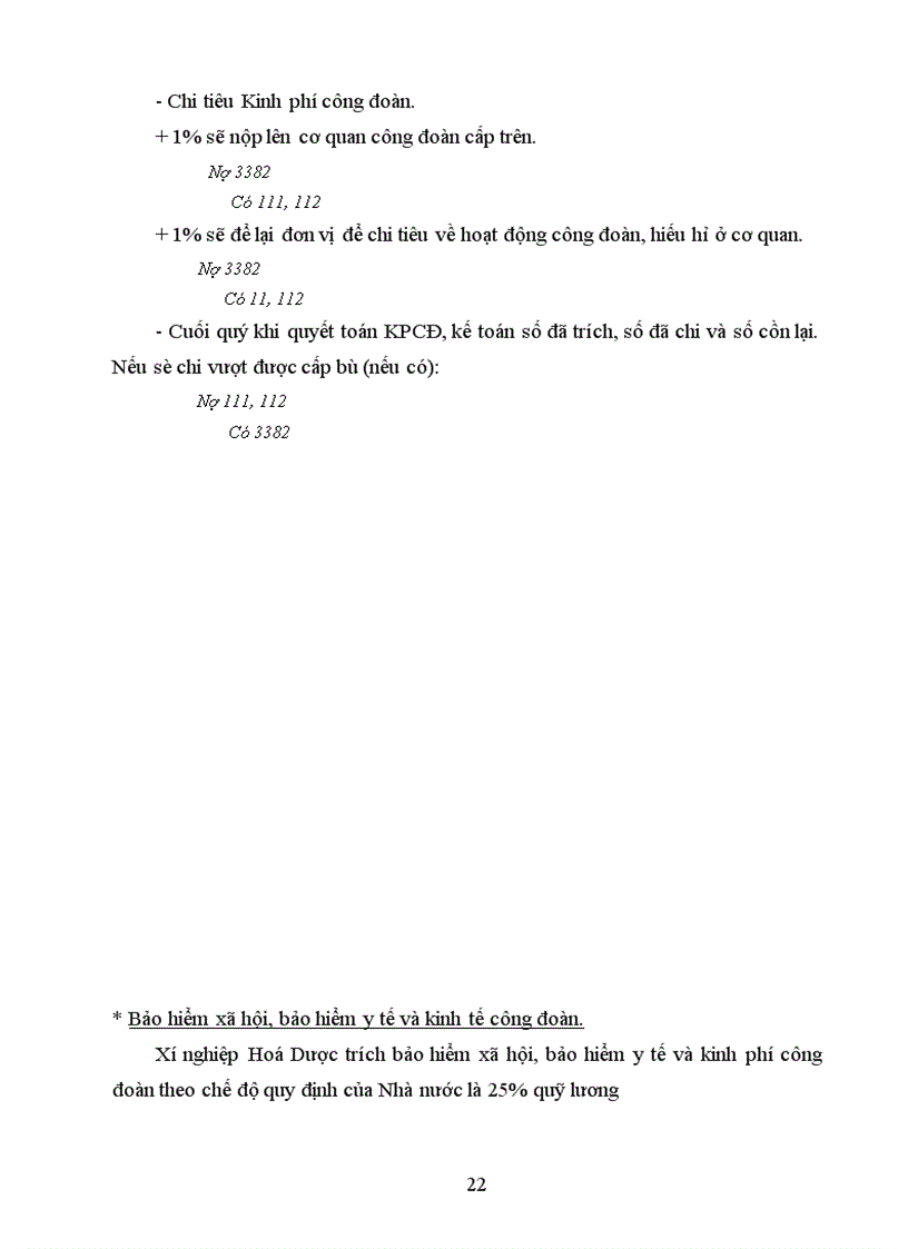 image for page Tổ chức công tác kế toán tiền lương tại Xí nghiệp Hoá Dược