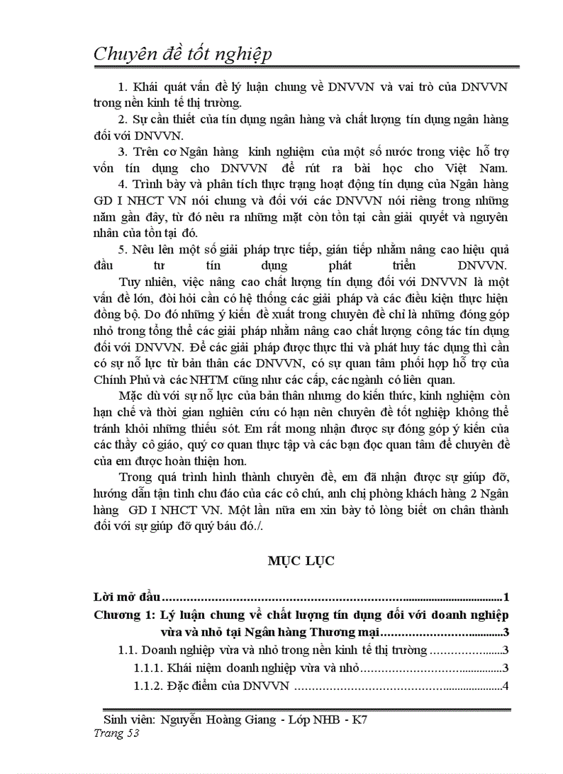 image for page Giải pháp nâng cao chất lượng tín dụng đối với doanh nghiệp vừa và nhỏ tại ngân hàng công thương khu vực Ba Đình thuộc ngân hàng TMCP công thương Việt Nam