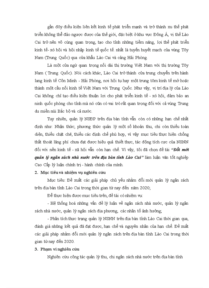 image for page Đổi mới quản lý ngân sách nhà nước trên địa bàn tỉnh Lào Cai