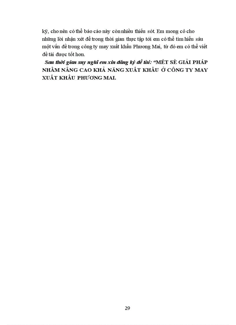 image for page Chiến lược phát triển và kế hoạch kinh doanh hàng may mặc ở công ty may xuất khẩu Phương Mai trong thời gian tới: