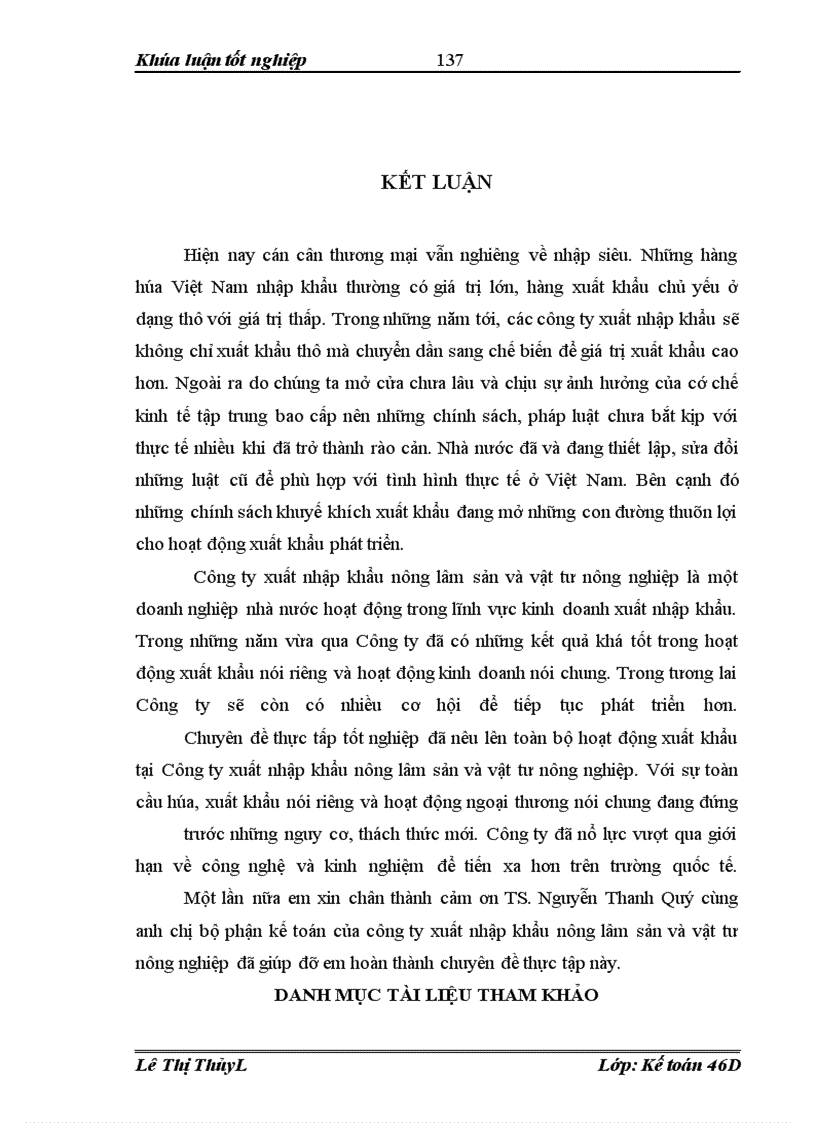 image for page Hoàn thiện lưu chuyển hàng xuất khẩu và xác đinh kết quả tại Công ty xuất nhập khẩu nông lâm sản và vật tư nông nghiệp