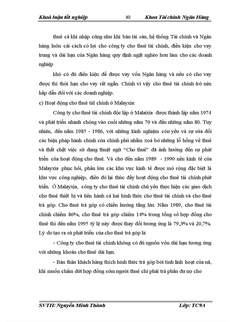 image for page Hoạt động cho thuê tài chính tại công ty cho thuê tài chính – Ngân hàng Đầu tư và Phát triển Việt Nam, thực trạng và giải pháp