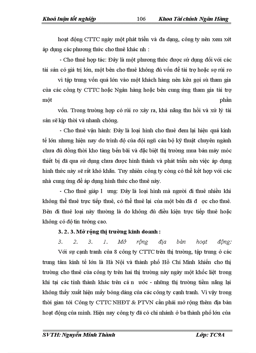 image for page Hoạt động cho thuê tài chính tại công ty cho thuê tài chính – Ngân hàng Đầu tư và Phát triển Việt Nam, thực trạng và giải pháp