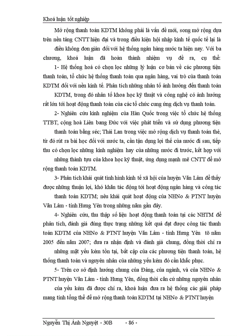 image for page Mở rộng thanh toán không dùng tiền mặt dựa trên nền tảng công nghệ thông tin tại NHNo & PTNT huyện Văn Lâm - tỉnh Hưng Yên