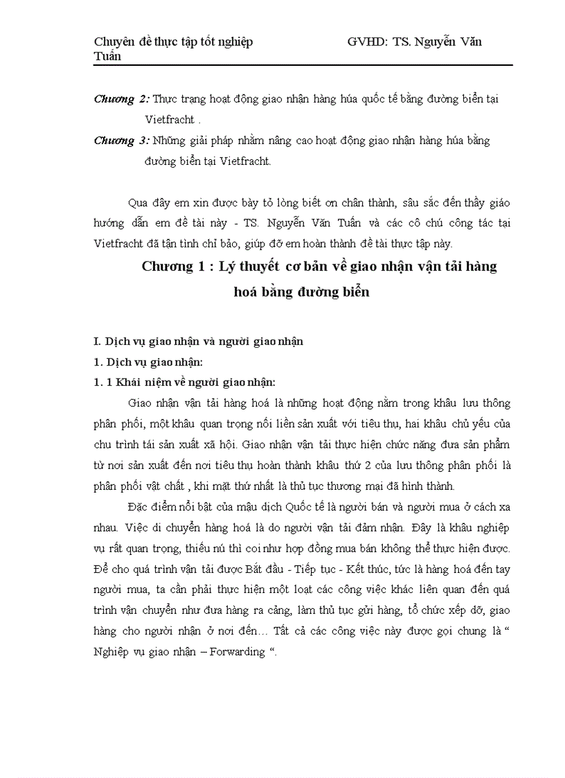image for page Những giải pháp nhằm nâng cao hoạt động giao nhận hàng hóa bằng đường biển tại Công ty cổ phần vận tải và thuê tàu – Vietfracht