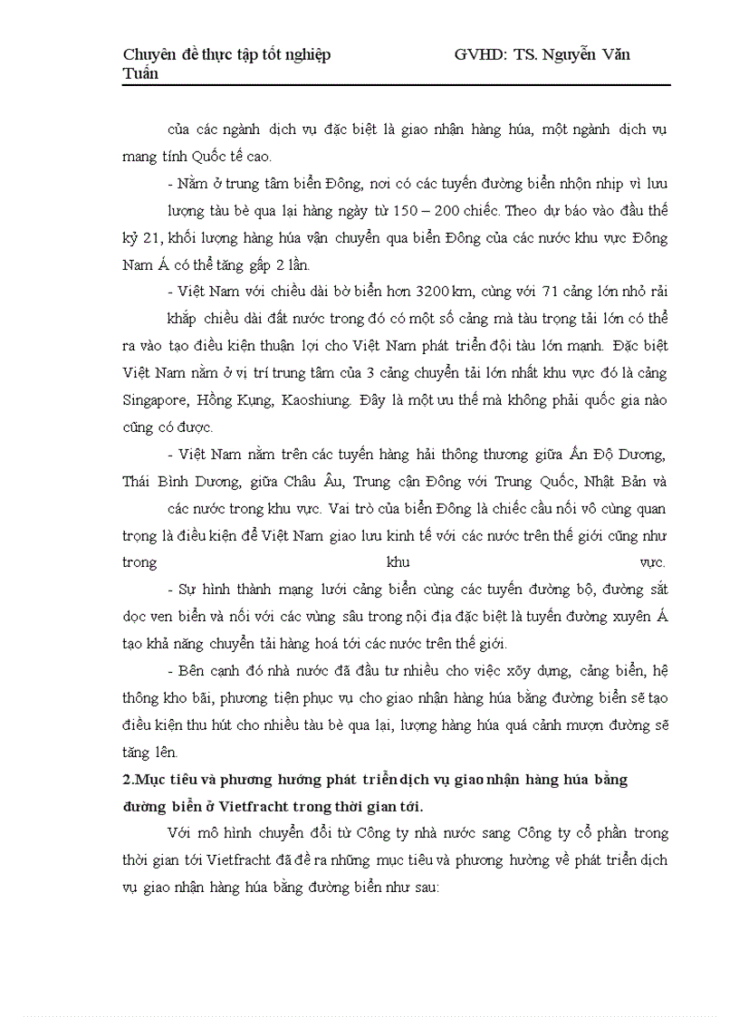 image for page Những giải pháp nhằm nâng cao hoạt động giao nhận hàng hóa bằng đường biển tại Công ty cổ phần vận tải và thuê tàu – Vietfracht