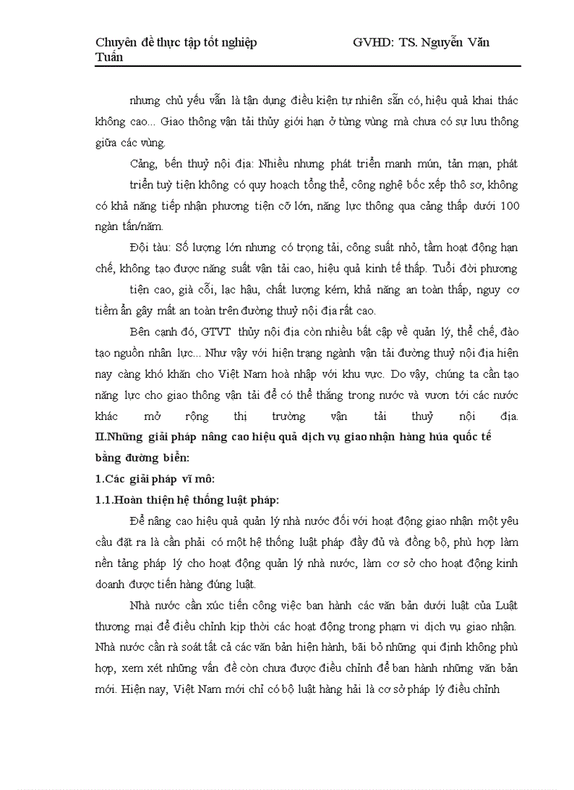 image for page Những giải pháp nhằm nâng cao hoạt động giao nhận hàng hóa bằng đường biển tại Công ty cổ phần vận tải và thuê tàu – Vietfracht