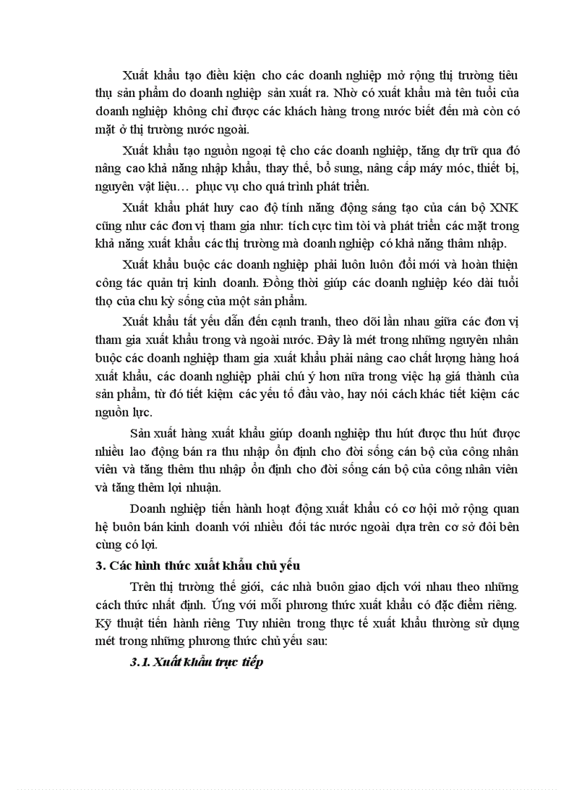 image for page Lý luận chung về hoạt động xuất khẩu và khái quát về xuất khẩu chè.