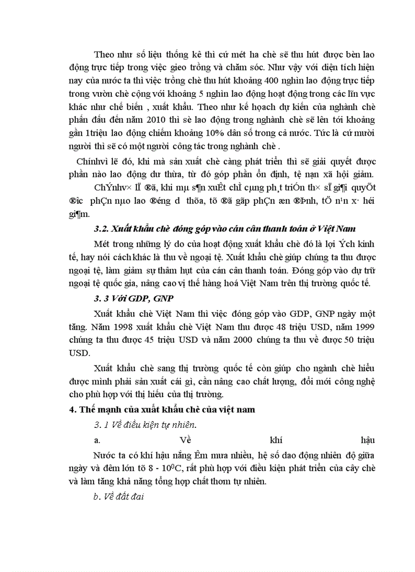 image for page Lý luận chung về hoạt động xuất khẩu và khái quát về xuất khẩu chè.