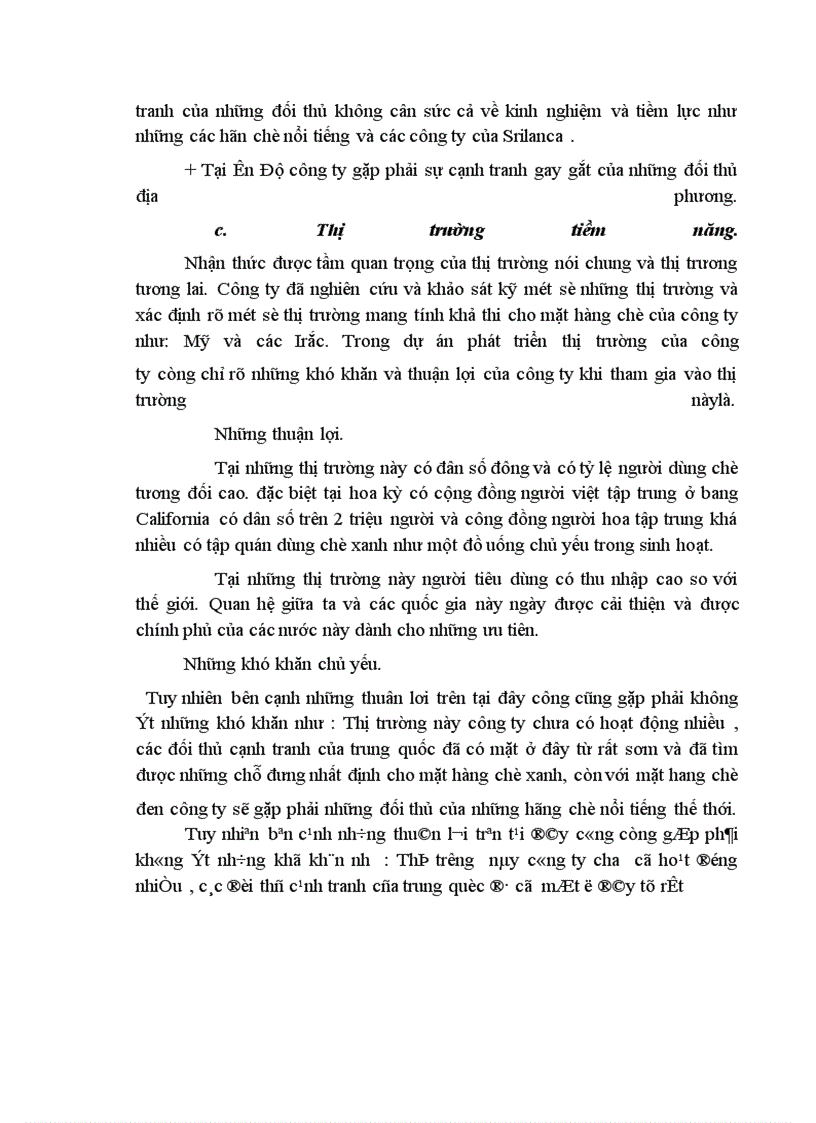 image for page Lý luận chung về hoạt động xuất khẩu và khái quát về xuất khẩu chè.