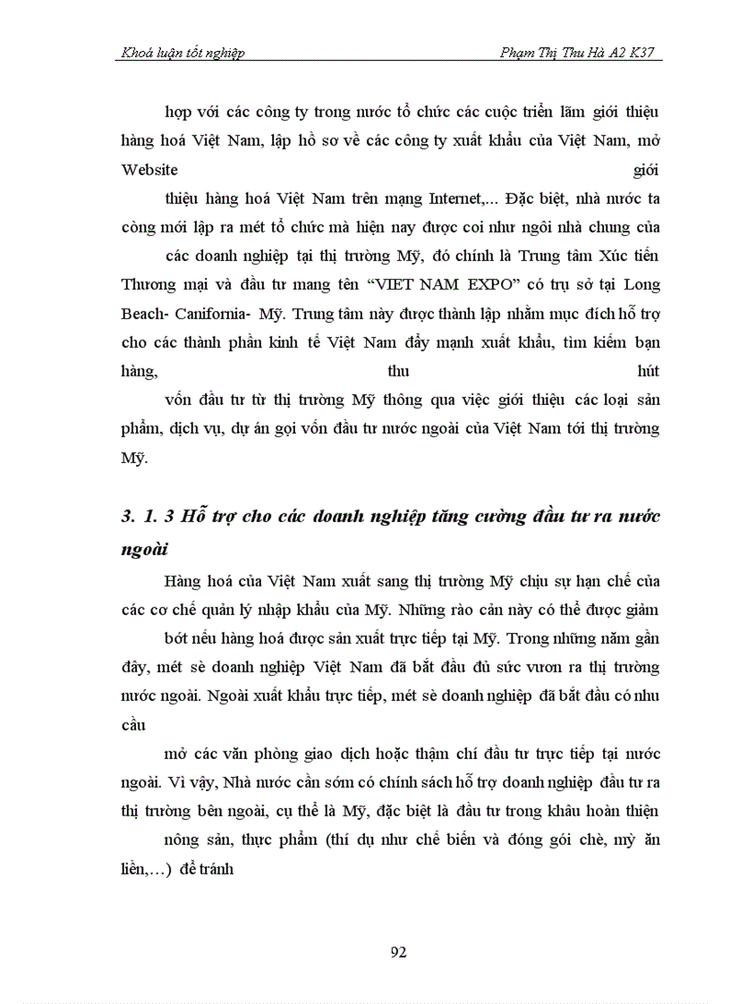 image for page Một số rào cản về văn hoá và luật pháp đối với hoạt động xuất khẩu của Việt Nam sang thị trường Mỹ- Thực trạng và giải pháp