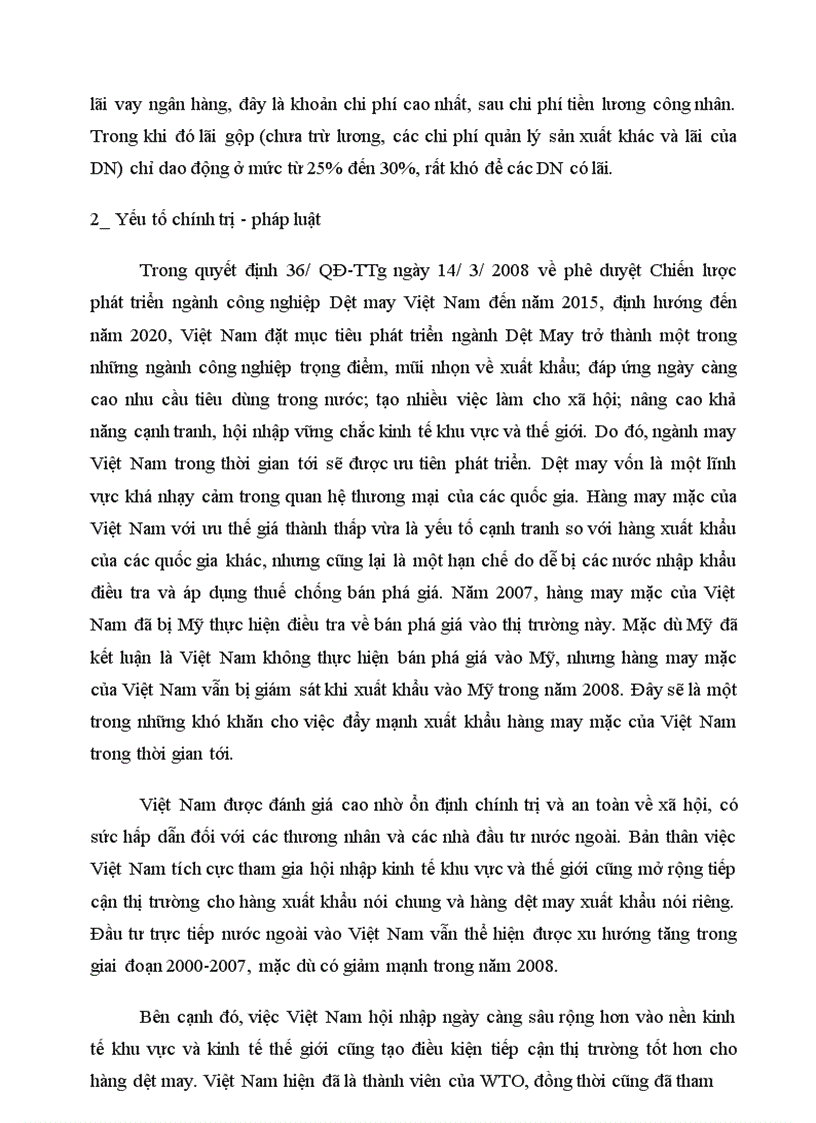 image for page Tổng quan ngành dệt may Việt Nam