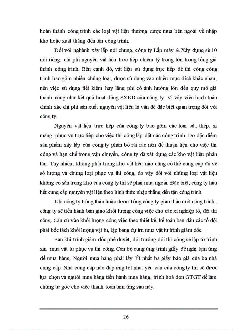 image for page Báo cáo thực tập tại Công ty Lắp máy và xây dựng số 10