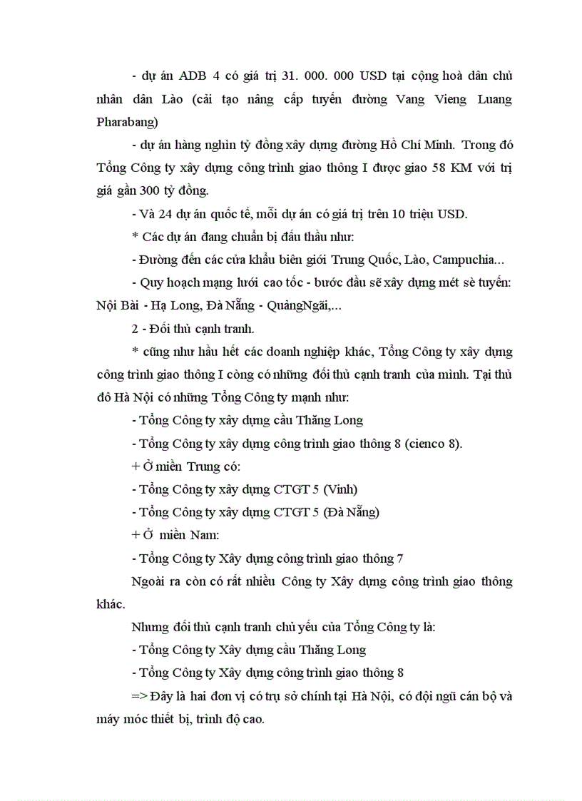 image for page Hoạt động của Tổng Công ty Xây dựng công trình giao thông I