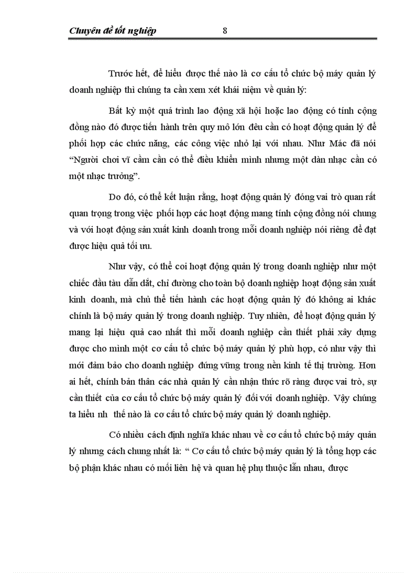 image for page Một số giải pháp nhằm xây dựng và hoàn thiện cơ cấu tổ chức bộ máy quản lý của khách sạn Hoà Bình thuộc Tổng công ty du lịch Hà Nội