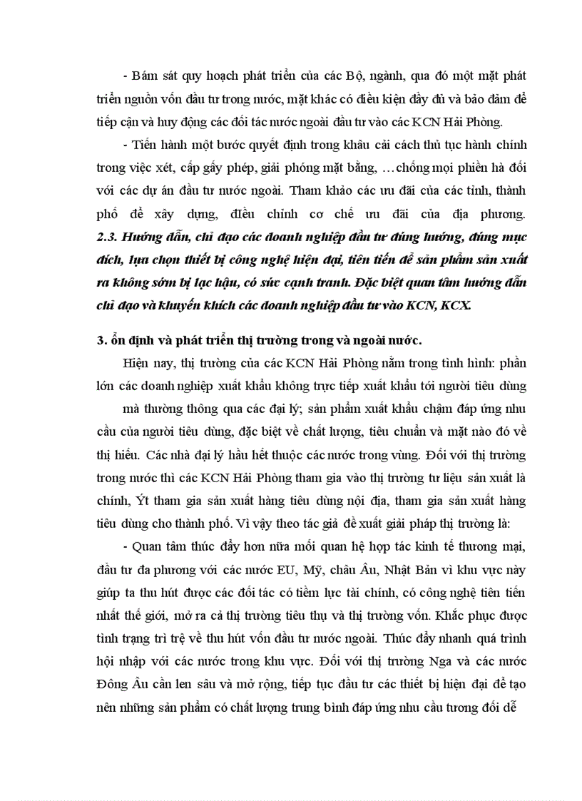 image for page Giải pháp phát triển các KCN ở thành phố Hải Phòng trong điều kiện hội nhập kinh tế quốc tế