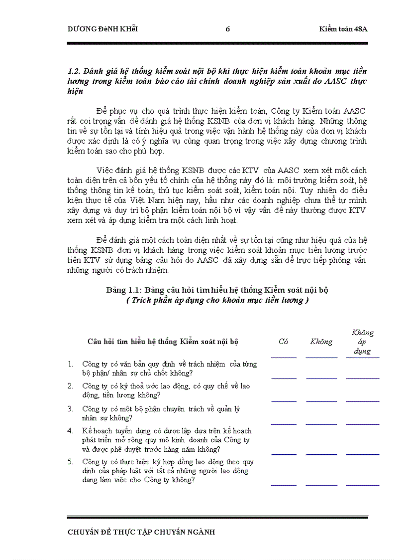 image for page Hoàn thiện kiểm toán khoản mục tiền lương trong kiểm toán BCTC doanh nghiệp sản xuất do Công ty TNHH Dịch vụ Tư Vấn Tài chính Kế toán và Kiểm toán (AASC) thực hiện