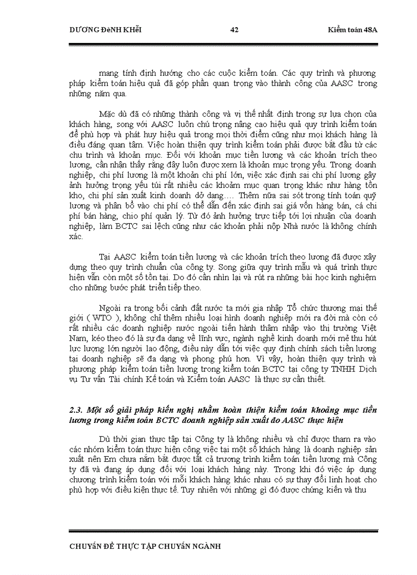 image for page Hoàn thiện kiểm toán khoản mục tiền lương trong kiểm toán BCTC doanh nghiệp sản xuất do Công ty TNHH Dịch vụ Tư Vấn Tài chính Kế toán và Kiểm toán (AASC) thực hiện