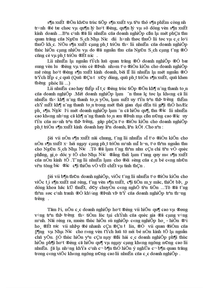 image for page Lợi nhuận và một số biện pháp chủ yếu phấn đấu tăng lợi nhuận ở Xí Nghiệp Xây Lắp Điện