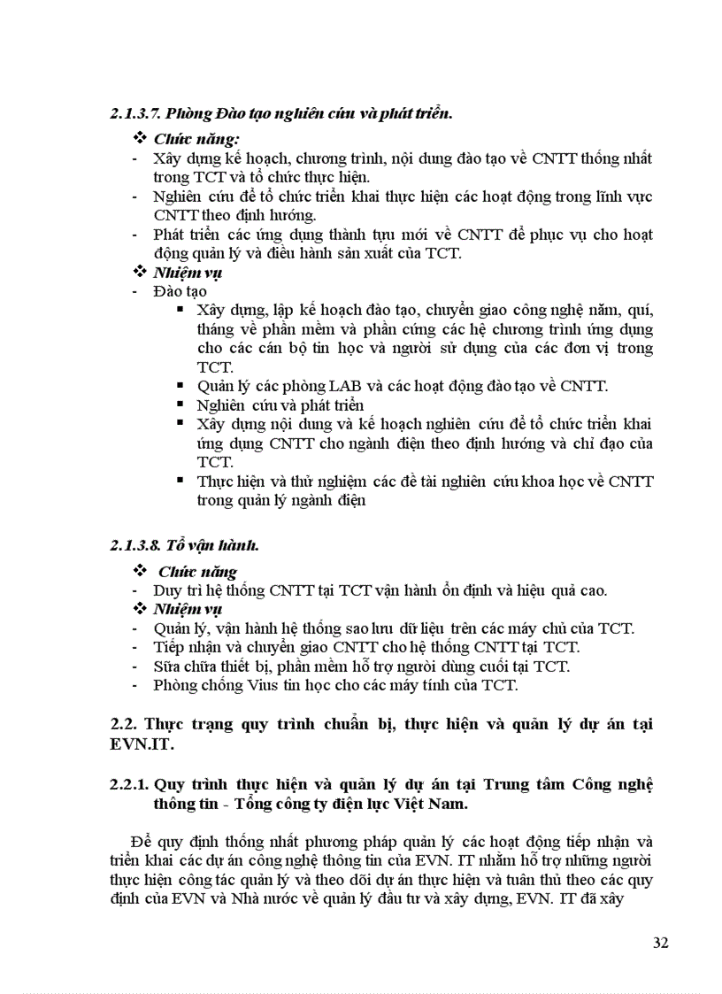 image for page Quy trình Chuẩn bị, thực hiện và quản lý dự ántại Trung tâm Công nghệ thông tinTổng Công ty điện lực Việt Nam