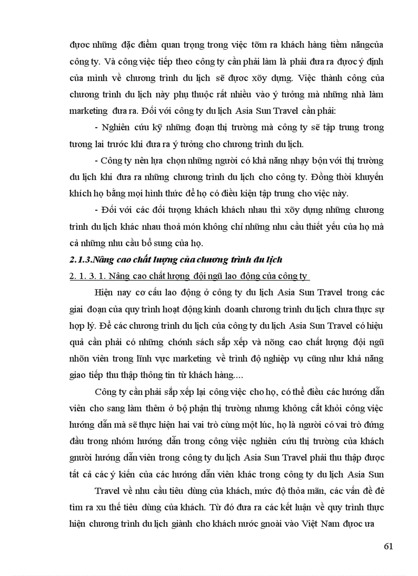 image for page Hoàn thiện quy trình tổ chức thực hiện chương trình du lịch giành cho khách nước ngoài vào Việt Nam của công ty du lịch Asia Sun Travel