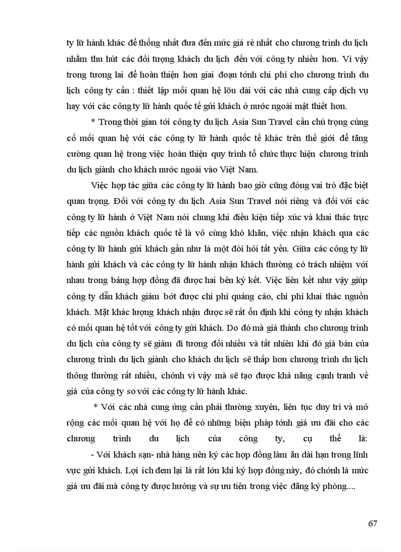 image for page Hoàn thiện quy trình tổ chức thực hiện chương trình du lịch giành cho khách nước ngoài vào Việt Nam của công ty du lịch Asia Sun Travel