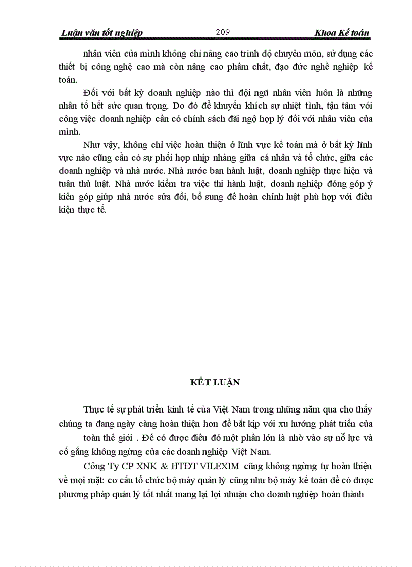 image for page Hoàn thiện hạch toán lưu chuyển hàng hóa xuất khẩu và xác định kết quả tiêu thụ hàng xuất khẩu tại Công Ty CP XNK & HTĐT VILEXIM