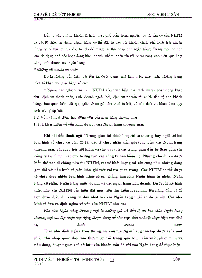image for page Một số giải pháp nhằm nâng cao hiệu quả công tác huy động vốn tại Ngân hàng Nông nghiệp và phát triển nông thôn tỉnh Hà Tây