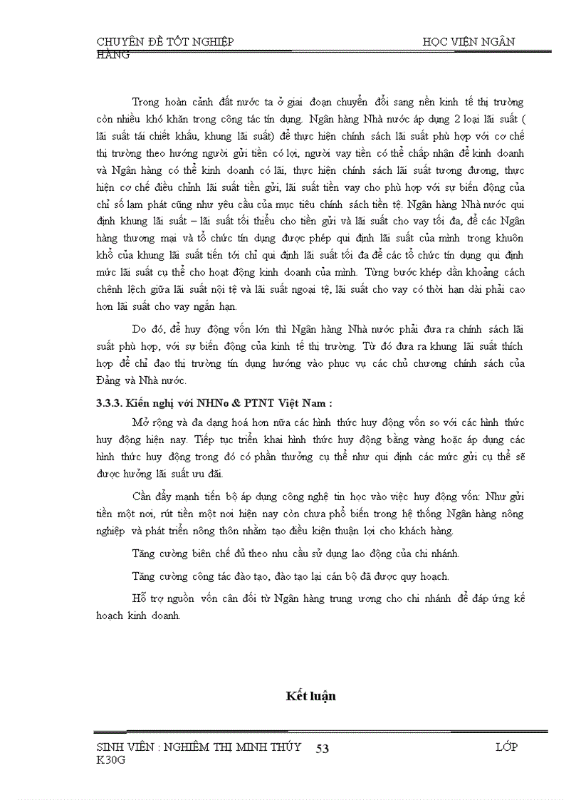 image for page Một số giải pháp nhằm nâng cao hiệu quả công tác huy động vốn tại Ngân hàng Nông nghiệp và phát triển nông thôn tỉnh Hà Tây