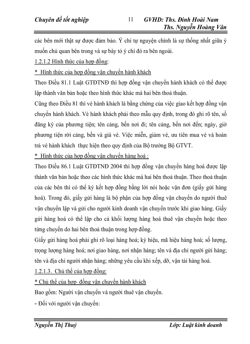 image for page Thực tiễn áp dụng pháp luật trong việc ký kết và thực hiện hợp đồng vận chuyển đường thuỷ tại Chi nhánh Hoà Bình thuộc TCT vận tải thuỷ