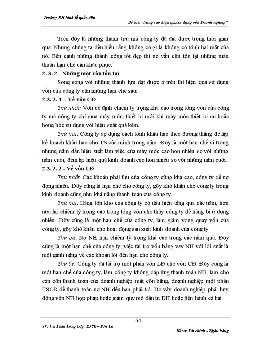 image for page Một số giải pháp nhằm nâng cao hiệu quả sử dụng vốn tại công ty cổ phần xi măng Chiềng Sinh - Sơn La