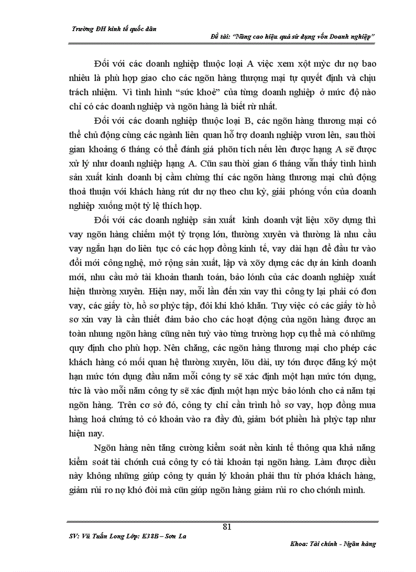 image for page Một số giải pháp nhằm nâng cao hiệu quả sử dụng vốn tại công ty cổ phần xi măng Chiềng Sinh - Sơn La