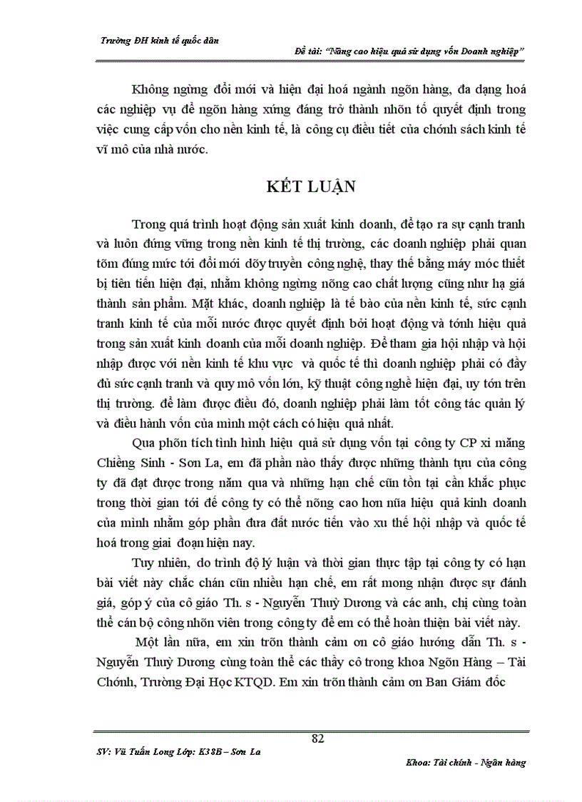 image for page Một số giải pháp nhằm nâng cao hiệu quả sử dụng vốn tại công ty cổ phần xi măng Chiềng Sinh - Sơn La