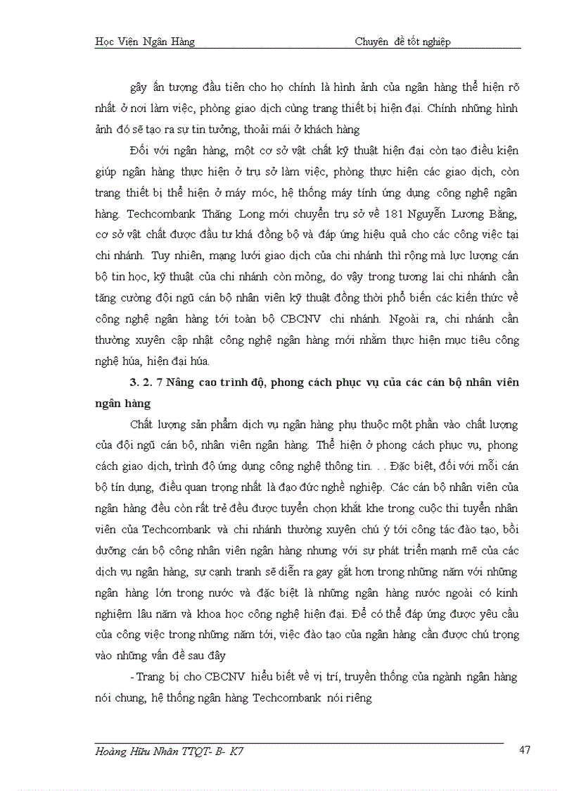 image for page Thực trạng và giải pháp mở rộng tín dụng tiêu dùng tại Ngân hàng thương mại cổ phần kỹ thương Techcombank chi nhánh Thăng Long