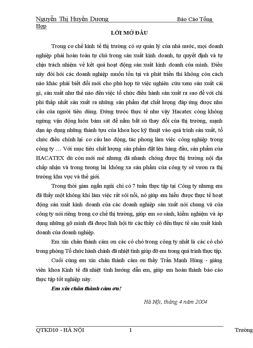 image for page Quy trình công nghệ sản xuất sản phẩm của haicatex