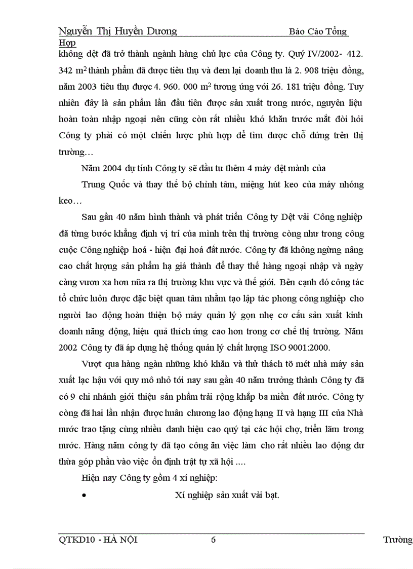 image for page Quy trình công nghệ sản xuất sản phẩm của haicatex