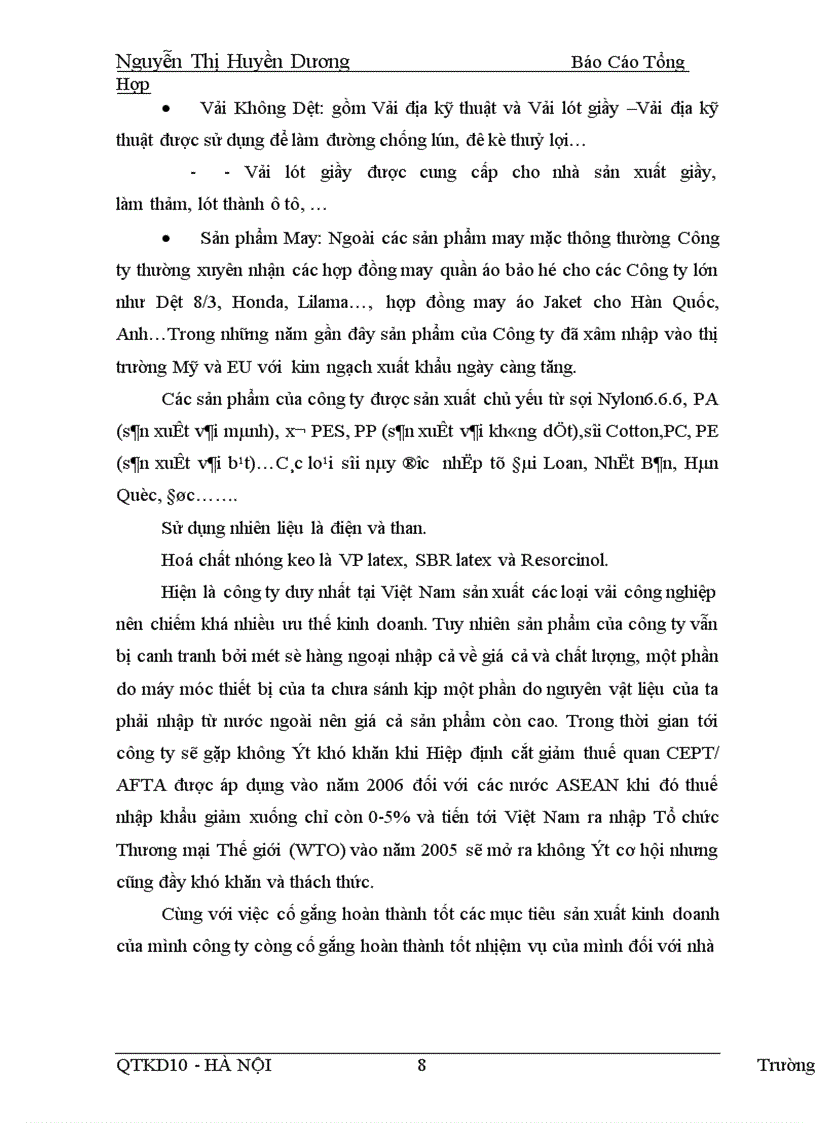 image for page Quy trình công nghệ sản xuất sản phẩm của haicatex