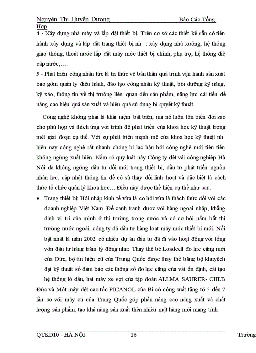 image for page Quy trình công nghệ sản xuất sản phẩm của haicatex