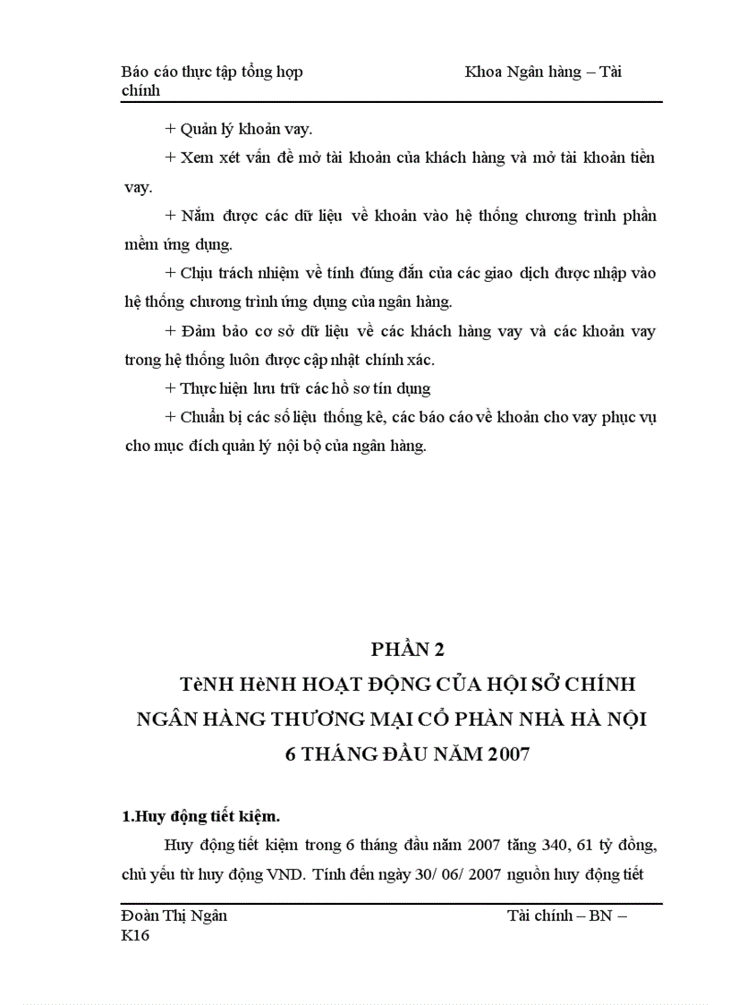 image for page Báo cáo thực tập tổng hợp tại: Ngân hàng thương mại cổ phần Nhà Hà nội