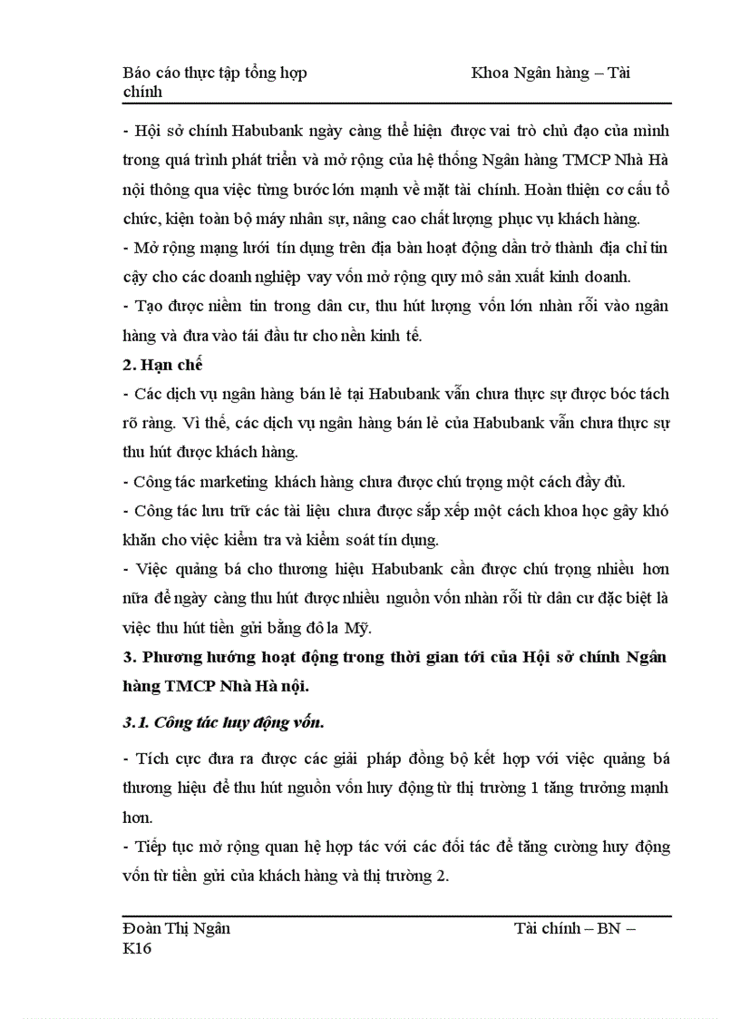 image for page Báo cáo thực tập tổng hợp tại: Ngân hàng thương mại cổ phần Nhà Hà nội