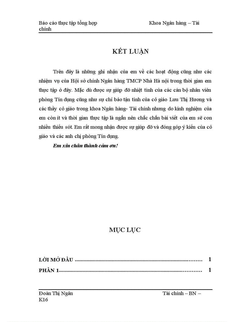 image for page Báo cáo thực tập tổng hợp tại: Ngân hàng thương mại cổ phần Nhà Hà nội