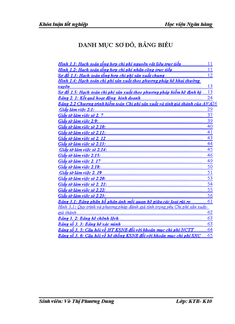 image for page Hoàn thiện quy trình kiểm toán khoản mục Chi phí sản xuất và tính giá thành trong kiểm toán Báo cáo tài chính tại công ty TNHH Tư vấn kế toán và kiểm toán Việt Nam AVA