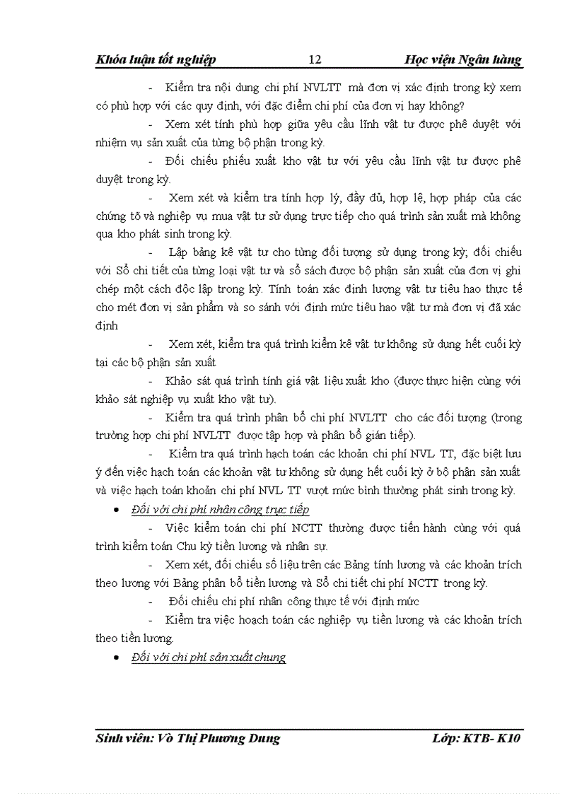 image for page Hoàn thiện quy trình kiểm toán khoản mục Chi phí sản xuất và tính giá thành trong kiểm toán Báo cáo tài chính tại công ty TNHH Tư vấn kế toán và kiểm toán Việt Nam AVA